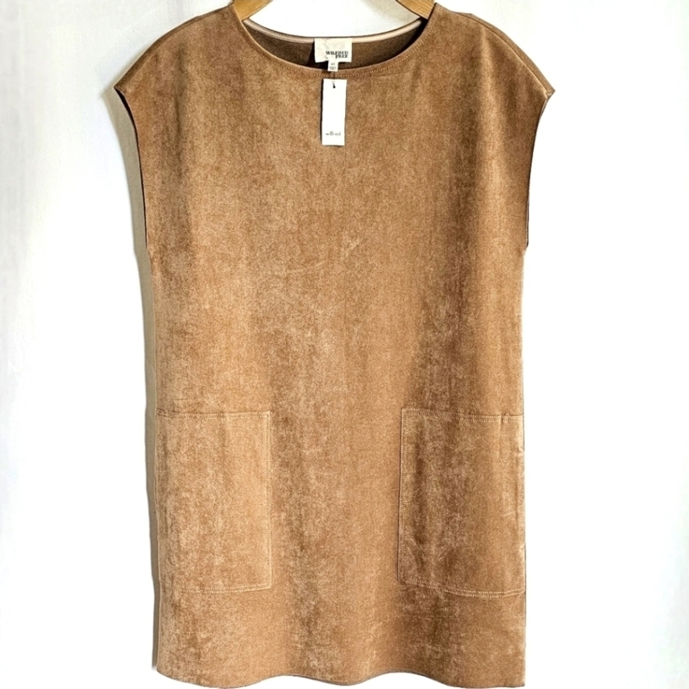 🇨🇦 Aritzia Wilfred Free Camel Nori Dress - Picture 6 of 16